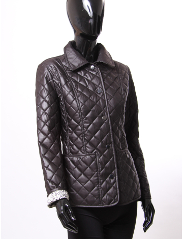 Diamond quilt jacket by Niccolini