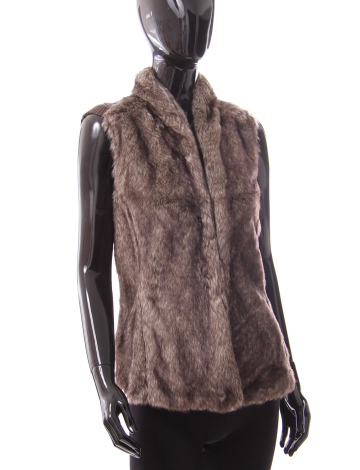 Faux fur vest by Sebby